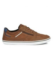 Geox Sneakersy "Elver" w kolorze jasnobrązowym rozmiar: 47. Brązowe buty sportowe casual Geox, bez wzorów, bez zapięcia. Za 281.95 zł.