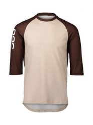 POC Koszulka kolarska "MTB Pure" w kolorze beżowo-brązowym rozmiar: XS. Brązowe t-shirty sportowe POC, bez wzorów, bez ramiączek, rowerowe. Za 165.99 zł.