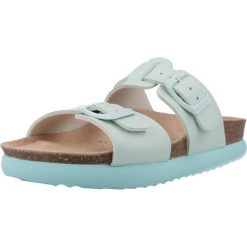 Sandały GEOX J SANDAL BUBBLEBOW Niebieski. Niebieskie sandały Geox, z syntetyku, bez zapięcia. Za 176.99 zł.