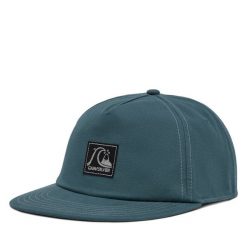 Czapka z daszkiem Quiksilver. Niebieskie czapki z daszkiem Quiksilver, bez wzorów. Za 99.99 zł.