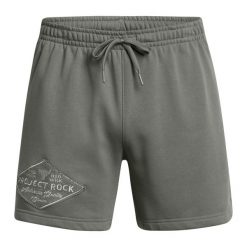 Spodenki treningowe męskie Under Armour Project Rock HWT. Zielone krótkie spodenki sportowe Under Armour, m, bez wzorów. Za 269.99 zł.