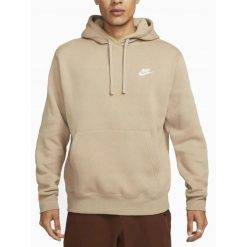 Bluza bawełniana męska NIKE SPORTSWEAR z kapturem. Brązowe bluzy z kapturem Nike, m, bez wzorów, z bawełny, z kapturem. Za 289.00 zł.