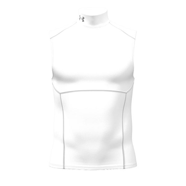 Tank top Under Armour HeatGear® Elite. Białe odzież kompresyjna Under Armour, m, bez wzorów, z elastanu, na fitness i siłownię. Za 222.00 zł.