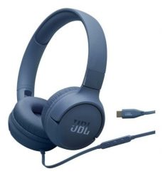 Słuchawki nauszne JBL Tune520C USB-C Blue. Niebieskie słuchawki nauszne JBL. Za 163.99 zł.