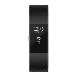 Smartband Fitbit Fitbit Charge 2 Black Gunmetal S (FB407GMBKS-EU). Czarne smartbandy FITBIT. Za 767.99 zł.