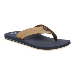 Japonki plażowe męskie Billabong All Day Impact. Niebieskie japonki Billabong, bez wzorów. Za 99.99 zł.