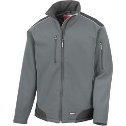 Kurtka Result Softshell Ripstop. Czarne kurtki RESULT, na lato, l, bez wzorów, z elastanu, bez kaptura. Za 201.65 zł.