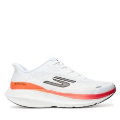 Buty do biegania Skechers. Białe buty do biegania Skechers, bez wzorów, bez zapięcia, do biegania. Za 499.99 zł.
