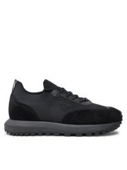 Emporio Armani Sneakersy X4X659 XR105 Czarny. Czarne buty sportowe casual Emporio Armani, bez wzorów, ze skóry, bez zapięcia. Za 689.99 zł.