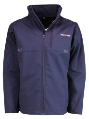 Geographical Norway Kurtka softshellowa w kolorze granatowym rozmiar: XXL. Niebieskie kurtki outdoor i hardshell Geographical Norway, xxl, bez wzorów, bez kaptura. Za 145.94 zł.