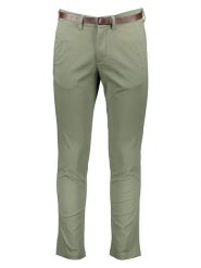 Jack & Jones Spodnie chino "Pstmarco" w kolorze khaki rozmiar: W31/L32. Brązowe eleganckie spodnie Jack & Jones, l, ze skóry. Za 113.99 zł.