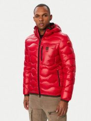 Blauer Kurtka puchowa Wave 26WBLUC03064 Czerwony ciemny Regular Fit. Czerwone kurtki Blauer, m, bez wzorów, z puchu, bez kaptura. Za 1,849.00 zł.
