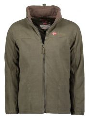 Geographical Norway Kurtka polarowa "Tamazonie" w kolorze khaki rozmiar: L. Brązowe kurtki Geographical Norway, l, bez wzorów, z polaru, bez kaptura. Za 118.56 zł.