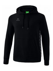 Erima Bluza "Essential Team" w kolorze czarnym rozmiar: XXL. Czarne bluzy Erima, xxl, bez wzorów, z bawełny, z kapturem. Za 133.45 zł.