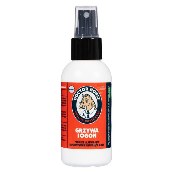 Grzywa i Ogon – Spray ułatwiający rozczesywanie i nadający blask z brokatem. Szampony i pielęgnacja DOCTOR HORSE. Za 45.00 zł.