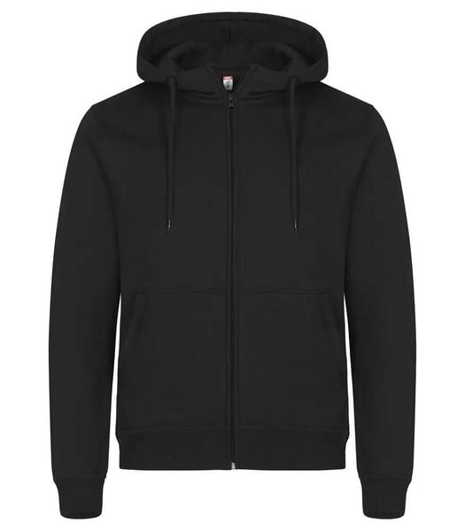 Clique Miami Hoody Full Zip bluza z zamkiem z mieszanki bawełny – Black. Czarne bluzy z kapturem CLIQUE, s, bez wzorów, z bawełny, z kapturem. Za 192.57 zł.