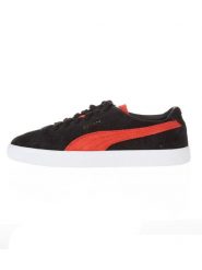 Puma Skórzane sneakersy "VTG Teams" w kolorze czarno-niebieskim rozmiar: 43. Czarne buty sportowe casual Puma, bez wzorów, bez zapięcia. Za 226.45 zł.