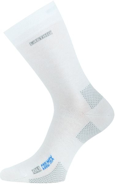 Skarpety funkcyjne OLI. Szare skarpetki sportowe LASTING, bez wzorów, z elastanu. Za 46.00 zł.