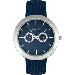 Zegarek kwarcowy "the 6100" w kolorze granatowo-srebrnym. Zegarki marki Simplify. W wyprzedaży za 175.95 zł.