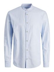Jack & Jones Koszula - Regular fit - w kolorze błękitnym rozmiar: M. Niebieskie koszule Jack & Jones, m, bez wzorów, bez kołnierzyka, bez ramiączek. Za 106.13 zł.