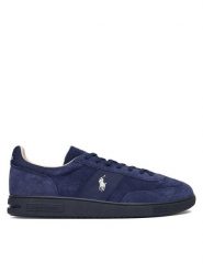Polo Ralph Lauren Sneakersy 809P01617003 Granatowy. Niebieskie buty sportowe casual Polo Ralph Lauren, bez wzorów, ze skóry, bez zapięcia. Za 599.99 zł.