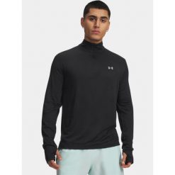 T-shirt Męski Under Armour UA Velociti 1/4 Zip. Czarne bluzy Under Armour, m, bez wzorów, bez kaptura. Za 229.99 zł.