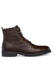 Geox Kozaki U Redclif U56LXA 0003C C6009 Brązowy. Brązowe kozaki Geox, bez wzorów, ze skóry, bez obcasa, bez zapięcia. Za 539.99 zł.