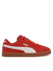 Puma Sneakersy Puma Club II Era Suede For All Time Red- 400717 08 Czerwony. Czerwone buty sportowe casual Puma, bez wzorów, ze skóry, bez zapięcia. Za 219.99 zł.