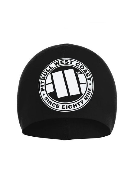 Czapka męska Pitbull Big Logo. Czarne odzież kompresyjna PITBULL, m, bez wzorów, z bawełny. Za 49.00 zł.