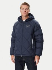EA7 Emporio Armani Kurtka puchowa 7M002396 AF15923 UB102 Granatowy Regular Fit. Niebieskie kurtki EA7 Emporio Armani, m, bez wzorów, z puchu, bez kaptura. Za 1,859.00 zł.