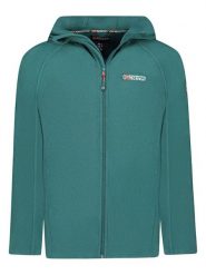 Geographical Norway Kurtka polarowa "Tugood" w kolorze ciemnozielonym rozmiar: 3XL. Zielone kurtki Geographical Norway, xl, bez wzorów, z materiału, bez kaptura. Za 96.83 zł.