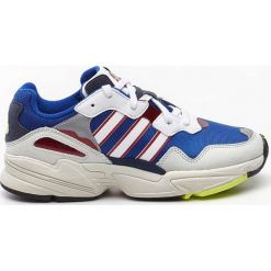 Sneakersy męskie skórzane Adidas Yung 96 DB3564 - biały / niebieski. Białe buty sportowe casual Adidas, bez wzorów, bez zapięcia. Za 399.99 zł.