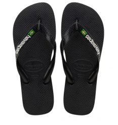 Klapki Havaianas Model 4110850 Kolor Czarny. Czarne klapki Havaianas, z gumy. Za 61.49 zł.