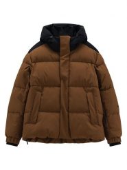 CMP Kurtka zimowa w kolorze jasnobrązowo-czarnym rozmiar: XL. Brązowe kurtki CMP, na zimę, xl, bez wzorów, bez kaptura. Za 524.62 zł.