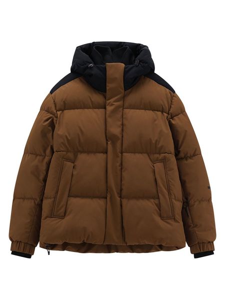 CMP Kurtka zimowa w kolorze jasnobrązowo-czarnym rozmiar: L. Brązowe kurtki CMP, na zimę, l, bez wzorów, bez kaptura. Za 567.00 zł.