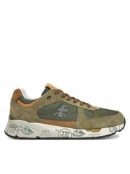 Premiata Sneakersy Mase Var 7235 Khaki. Brązowe buty sportowe casual Premiata, bez wzorów, z materiału, bez zapięcia. Za 1,149.00 zł.