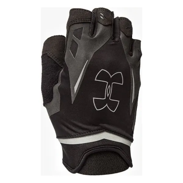 Under Armour Rekawiczki Men S Flux Glove , czarny, rozmiar S. Czarne rękawiczki Under Armour, bez wzorów, z materiału. W wyprzedaży za 79.99 zł.