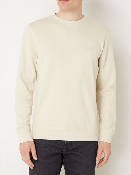 Hugo Boss Underwear Sweter w kolorze kremowym rozmiar: S. Brązowe swetry nierozpinane Hugo Boss Underwear, s, bez wzorów, bez kołnierzyka, bez ramiączek. Za 344.95 zł.