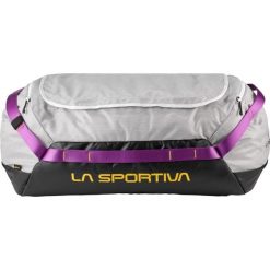 Torba podróżna La Sportiva Nomad 70 Duffel Bag - chalk/black. Czarne torby na ramię La Sportiva, bez wzorów, na ramię, duże, bez dodatków. Za 699.99 zł.