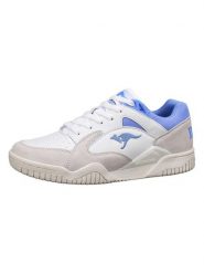 Kangaroos Skórzane sneakersy "3 Pointer 2.0" w kolorze biało-beżowym rozmiar: 45. Białe buty sportowe casual Kangaroos, bez wzorów, z materiału, bez zapięcia. Za 217.99 zł.