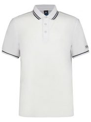 LUHTA Funkcyjna koszulka polo "Alberga" w kolorze białym rozmiar: S. Białe koszulki polo Luhta, s, bez wzorów, bez kołnierzyka, bez ramiączek. Za 110.55 zł.