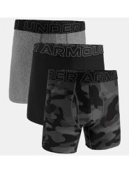 Under Armour Bokserki (3 pary) "Performance Tech" w kolorze szaro-czarnym rozmiar: XL. Czarne bokserki Under Armour, xl, bez wzorów. Za 117.73 zł.