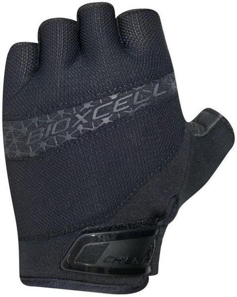 Rękawiczki rowerowe męskie Chiba Bioxcell PRO. Czarne rękawiczki Chiba, na lato, bez wzorów, z materiału. Za 120.00 zł.