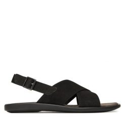 Sandały Lasocki. Czarne sandały Lasocki, bez zapięcia. Za 159.99 zł.
