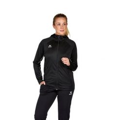 Bluza dresowa z kapturem Erima Liga Star. Białe bluzy Erima, bez wzorów, z dresówki, z kapturem. Za 315.99 zł.