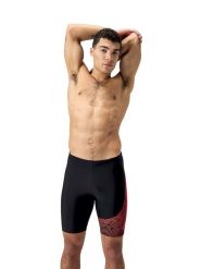 Speedo Kąpielówki "Eco Medley" w kolorze czarno-pomarańczowym rozmiar: 8. Czarne kąpielówki Speedo, bez wzorów, z materiału. Za 113.90 zł.