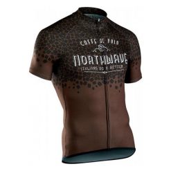 Northwave Męska Koszulka Rowerowa Caffealvolo Jrs S/S Brown M. Brązowe t-shirty sportowe Northwave, bez wzorów, bez ramiączek, rowerowe. Za 249.00 zł.