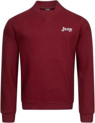 Męska bluza z kapturem Jeep Bomber Neck czerwona 2xl. Czerwone bluzy z kapturem Jeep, na lato, l, bez wzorów, z bawełny, z kapturem. Za 98.07 zł.