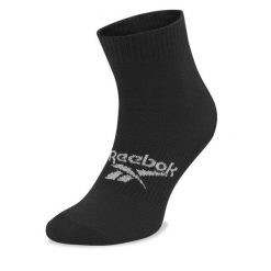 Skarpety wysokie unisex Reebok. Czarne skarpety Reebok, bez wzorów. Za 39.99 zł.