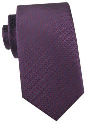 Krawat Męski - Angelo di Monti - Bordo z Granatem, Mikrowzór. Czerwone krawaty i muchy Angelo di Monti, bez wzorów, z tkaniny. Za 45.00 zł.